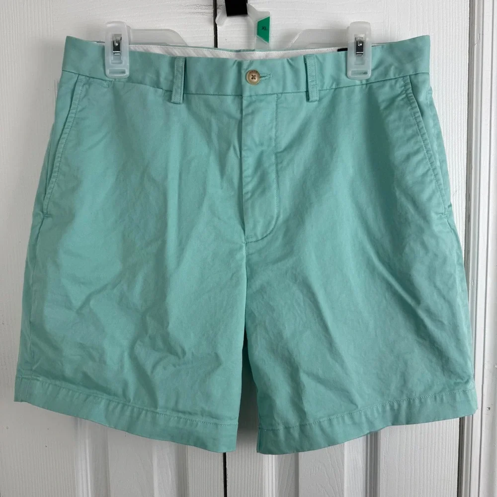Polo Ralph Lauren‎ Shorts Mens 32 Mint Green Chino Stretch Classic Fit